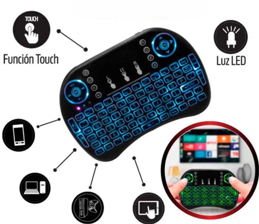 TecnoPad- Mini Teclado Para Smart Tv